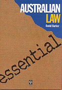 Cover of Essential Australian Law