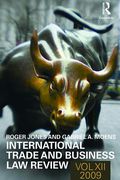 Cover of International Trade and Business Law Review: Volume 12 - 2009