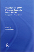 Cover of The Reform of UK Personal Property Security Law: Comparative Perspectives