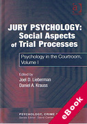 Cover of Jury Psychology: Social Aspects of Trial Processes (eBook)