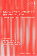 Cover of China's New Enterprise Bankruptcy Law: Context, Interpretation and Application