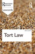Cover of Routledge Lawcards: Torts 2012-2013