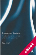 Cover of Law Across Borders: The Extraterritorial Application of UK Law (eBook)