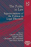 Cover of The Public in Law: Representations of the Political in Legal Discourse