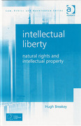 Cover of Intellectual Liberty: Natural Rights and Intellectual PropertY (eBook)