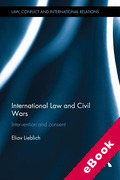 Cover of International Law and Civil Wars: Intervention and Consent (eBook)