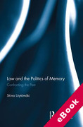 Cover of The Law and Politics of Memory Concerning Past Injustices (eBook)