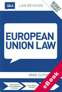 Cover of Routledge Law Revision Q&#38;A: European Union Law (eBook)
