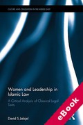 Cover of Women and Leadership in Islamic Law: A Critical Analysis of Classical Legal Texts (eBook)