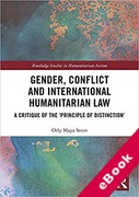 Cover of Gender, Conflict and International Humanitarian Law: A Critique of the 'Principle of Distinction' (eBook)