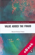 Cover of Value Added Tax Fraud (eBook)
