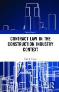Cover of Contract Law in the Construction Industry Context