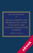 Cover of Felice Giardini and Professional Music Culture in Mid-Eighteenth-Century London (eBook)