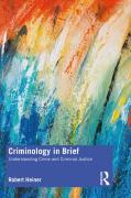 Cover of Criminology in Brief: Understanding Crime and Criminal Justice