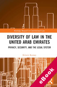Cover of Diversity of Law in the United Arab Emirates: Privacy, Security, and the Legal System (eBook)