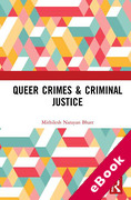 Cover of Queer Crimes &#38; Criminal Justice (eBook)
