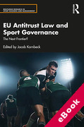 Cover of EU Antitrust Law and Sport Governance: The Next Frontier? (eBook)