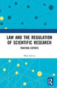 Cover of Law and the Regulation of Scientific Research: Trusting Experts