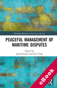 Cover of Peaceful Management of Maritime Disputes (eBook)