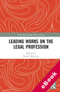 Cover of Leading Works on the Legal Profession (eBook)