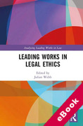 Cover of Leading Works in Legal Ethics (eBook)