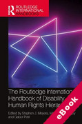 Cover of The Routledge International Handbook of Disability Human Rights Hierarchies (eBook)