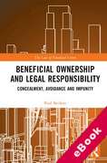 Cover of Beneficial Ownership and Legal Responsibility: Concealment, Avoidance and Impunity (eBook)