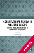 Cover of Constitutional Review in Western Europe Judicial-Legislative Relations in Comparative Perspective (eBook)