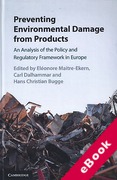 Cover of Preventing Environmental Damage from Products: An Analysis of the Policy and Regulatory Framework in Europe (eBook)
