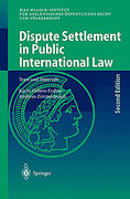 Cover of Dispute Settlement in Public International Law: Texts and Materials (2 volumes)