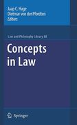 Cover of Concepts in Law