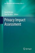 Cover of Privacy Impact Assessment