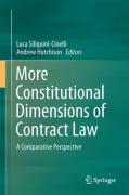Cover of More Constitutional Dimensions of Contract Law: A Comparative Perspective