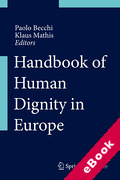 Cover of Handbook of Human Dignity in Europe (eBook)