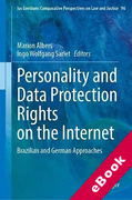 Cover of Personality and Data Protection Rights on the Internet: Brazilian and German Approaches (eBook)