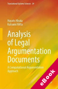 Cover of Analysis of Legal Argumentation Documents: A Computational Argumentation Approach (eBook)