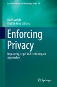Cover of Enforcing Privacy: Regulatory, Legal and Technological Approaches