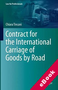 Cover of Contract for the International Carriage of Goods by Road (eBook)