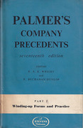 Cover of Palmers Company Precedents 17th ed: Part 2, Winding Up Forms and Practice