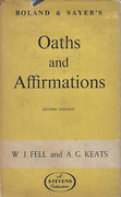 Cover of Boland & Sayer's Oaths and Affirmations 