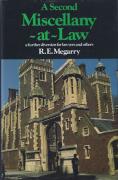 Cover of A Second Miscellany-at-Law: A Further Diversion for Lawyers and Others