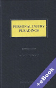 Cover of Personal Injury Pleadings (Book &#38; eBook Pack)