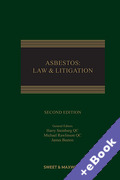 Cover of Asbestos: Law and Litigation (Book &#38; eBook Pack)