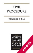 Cover of The White Book Service 2022: Civil Procedure Volumes 1 &#38; 2 (eBook)