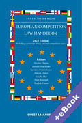Cover of Jones &#38; Van Der Woude: European Competition Law Handbook 2023 (Book &#38; eBook Pack)