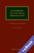 Cover of Handbook of UNCITRAL Arbitration (Book &#38; eBook Pack)