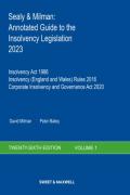 Cover of Sealy &#38; Milman: Annotated Guide to the Insolvency Legislation 2023 Volume 1