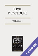 Cover of The White Book Service 2024: Civil Procedure Volumes 1 &#38; 2 (Book &#38; eBook Pack)