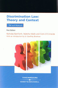 Cover of Discrimination Law: Theory and Context - Text and Materials