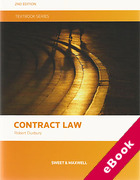 Cover of Contract Law Textbook (eBook)